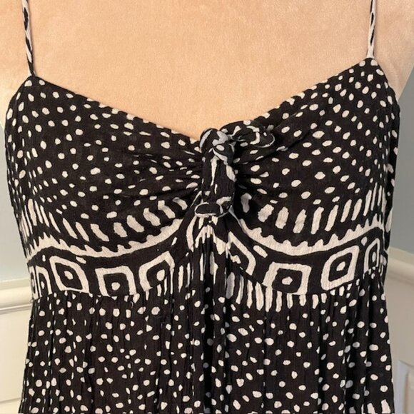 Ralph Lauren Denim & Supply Tribal Abstract Flowy Tiered Maxi Dress Medium - Picture 4 of 11